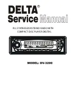 Preview for 1 page of Delta DV-3200 Service Manual