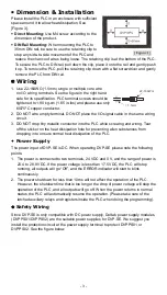 Предварительный просмотр 4 страницы Delta DVP-SE Series Instruction Sheet