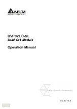 Delta DVP02LC-SL Operation Manual preview