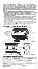 Preview for 2 page of Delta DVP30EX2 Instruction Sheet