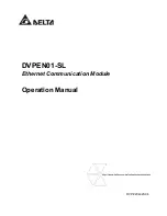 Delta DVPEN01-SL Operation Manual preview