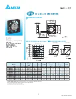 Delta EFB0405HA Dimensions And Installation Information preview