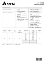 Preview for 4 page of Delta FRS200/VDB200F6D1 Installation And Operating Instructions