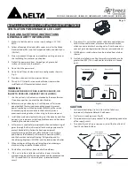 Предварительный просмотр 1 страницы Delta GBR80MHLED Installation And Operating Instructions