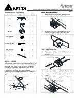 Предварительный просмотр 2 страницы Delta GBR80MHLED Installation And Operating Instructions