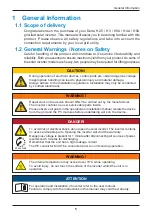 Preview for 5 page of Delta H2.5 210 Operation And Installation Manual