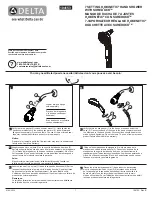 Предварительный просмотр 1 страницы Delta H2Okinetic 75506SN Quick Start Manual