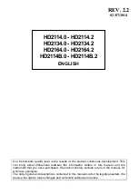 Preview for 1 page of Delta HD2114.0 Manual