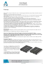 Preview for 1 page of Delta HDMI+USB-EX-60 User Manual