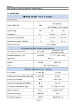 Preview for 8 page of Delta HEF 070AAA Specification And Manual