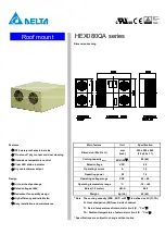 Предварительный просмотр 1 страницы Delta HEX080QA Series Instruction Manual