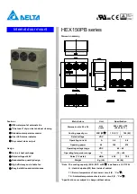 Delta HEX150PB Series Instruction Manual preview