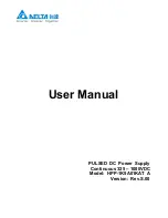 Preview for 1 page of Delta HPP-1K5A01KAT User Manual