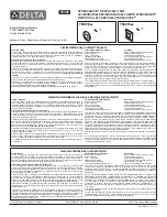 Preview for 1 page of Delta HYDRACHOICE T50010 Series Manual