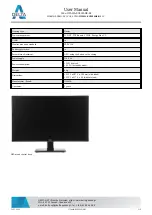 Preview for 3 page of Delta IIYAMA-XU2390HS-B1 User Manual