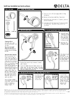 Предварительный просмотр 1 страницы Delta In2ition 75580 Installation Instructions