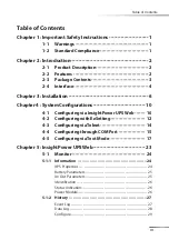 Preview for 3 page of Delta InsightPower SNMP IPv6 for UPS User Manual