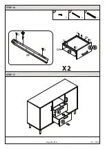 Предварительный просмотр 13 страницы Delta LARGE SIDEBOARD Assembly Instructions Manual