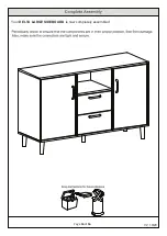 Предварительный просмотр 16 страницы Delta LARGE SIDEBOARD Assembly Instructions Manual