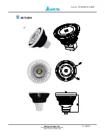 Preview for 3 page of Delta LED MR16 Lamp M6DT-03LB Specification