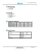 Preview for 6 page of Delta LED MR16 Lamp M6DT-03LB Specification