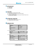 Preview for 4 page of Delta LED Tube Light OADT-10UAD Specification Sheet