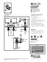 Предварительный просмотр 1 страницы Delta Leland 2575 Specification Sheet