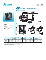 Delta LFB0712H Specification Sheet preview