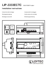 Delta Loytec LIP-3333ECTC Installation Instructions предпросмотр