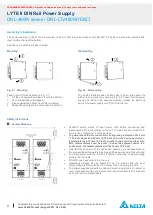 Предварительный просмотр 9 страницы Delta LYTE II DRL-24V480W1EN Manual