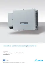 Delta M250HV Installation And Commissioning Instructions preview