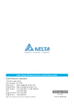 Preview for 130 page of Delta M60U Operation And Installation Manual