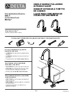 Предварительный просмотр 1 страницы Delta Marley 986LF Quick Start Manual