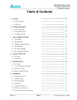 Preview for 3 page of Delta MCS-600 Series Installation, Operation & Maintenance Manual