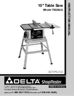 Delta (Model TS220LS) Instruction Manual preview