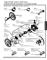 Delta Monitor 1300 Series Parts Manual предпросмотр