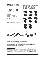 Delta MultiChoice R18222 Series Installation Instructions And Parts List предпросмотр