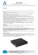 Delta NVR4104HS-P-4KS2 User Manual предпросмотр