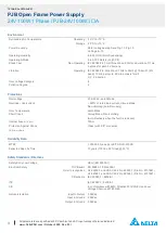 Предварительный просмотр 3 страницы Delta PJB-24V100WA Technical Data Sheet