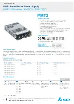 Delta PMT-12V150W2C Series Technical Data Sheet предпросмотр