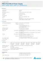 Preview for 3 page of Delta PMT-12V150W2C Series Technical Data Sheet