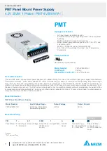 Preview for 1 page of Delta PMT-4V350W1A Series Technical Data Sheet