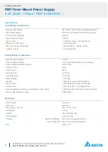 Preview for 2 page of Delta PMT-4V350W1A Series Technical Data Sheet