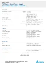 Preview for 3 page of Delta PMT-4V350W1A Series Technical Data Sheet