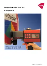 Delta RetroSign GR1 User Manual предпросмотр