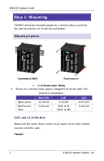 Preview for 4 page of Delta RMC150 Startup Manual