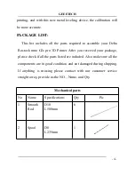 Preview for 5 page of Delta Rostock mini G2S Pro Manual