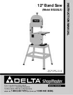 Delta ShopMaster BS220LS Instruction Manual предпросмотр