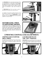 Предварительный просмотр 10 страницы Delta ShopMaster DP250 Instruction Manual