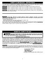 Preview for 2 page of Delta ShopMaster DP400 Instruction Manual